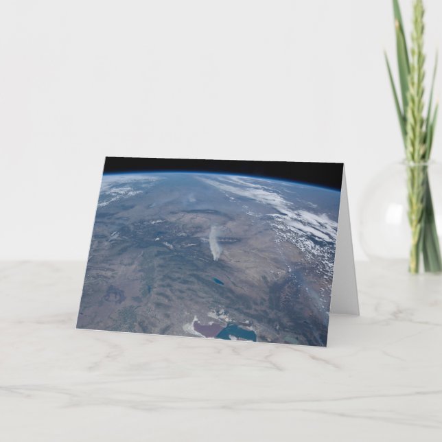 Wilde Brände im Western und Südwesten von uns. Karte (Vorderseite)