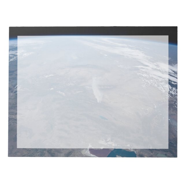 Wilde Brände im Western und Südwesten von uns. Notizblock (Vorderseite)