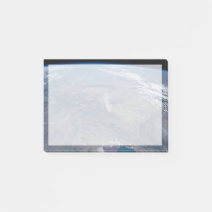 Wilde Brände im Western und Südwesten von uns. Post-it Klebezettel