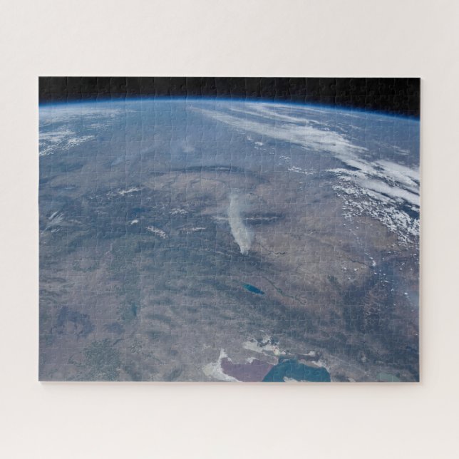 Wilde Brände im Western und Südwesten von uns. Puzzle (Horizontal)