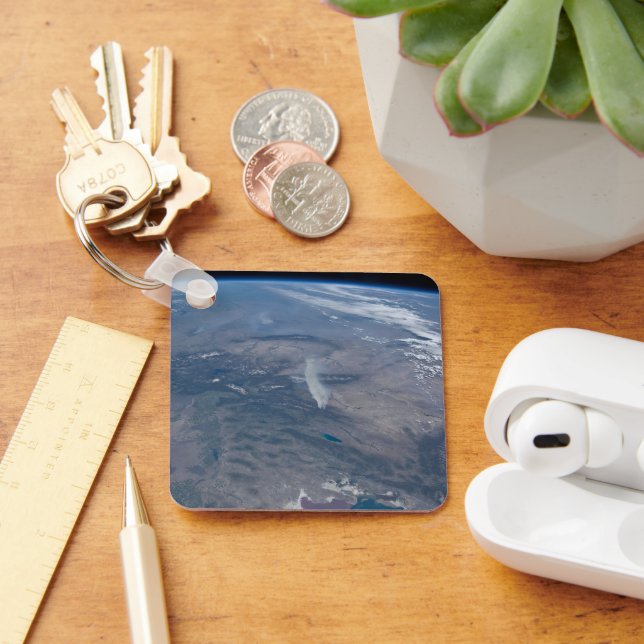 Wilde Brände im Western und Südwesten von uns. Schlüsselanhänger (Schreibtisch)