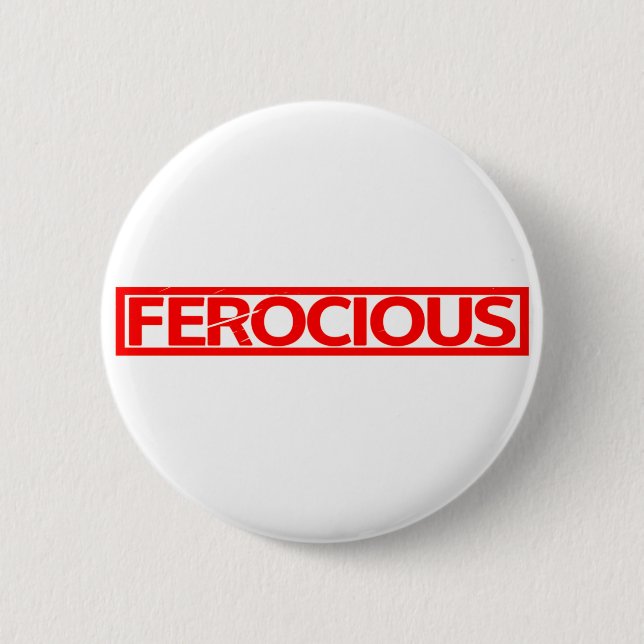 Wilde Briefmarke Button (Vorderseite)