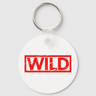 Wilde Briefmarke Schlüsselanhänger