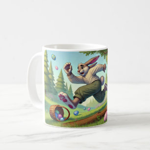 Wilde Chase im Osterhase - Eine Unglaublich witzig Kaffeetasse