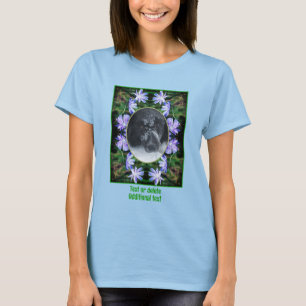 Wilde Chicorée-Blume gestalten Ihr eigenes Foto T-Shirt