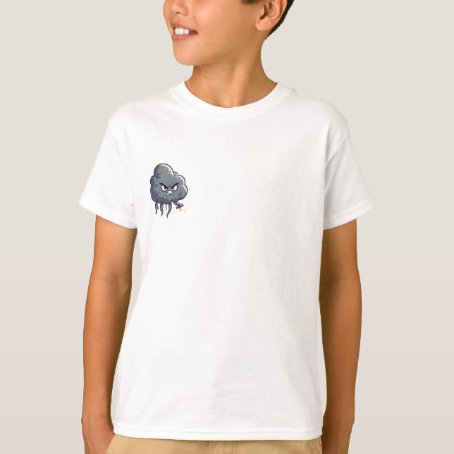 Wilde Dark Storm Cloud Kinder T-Shirt (Vorderseite)