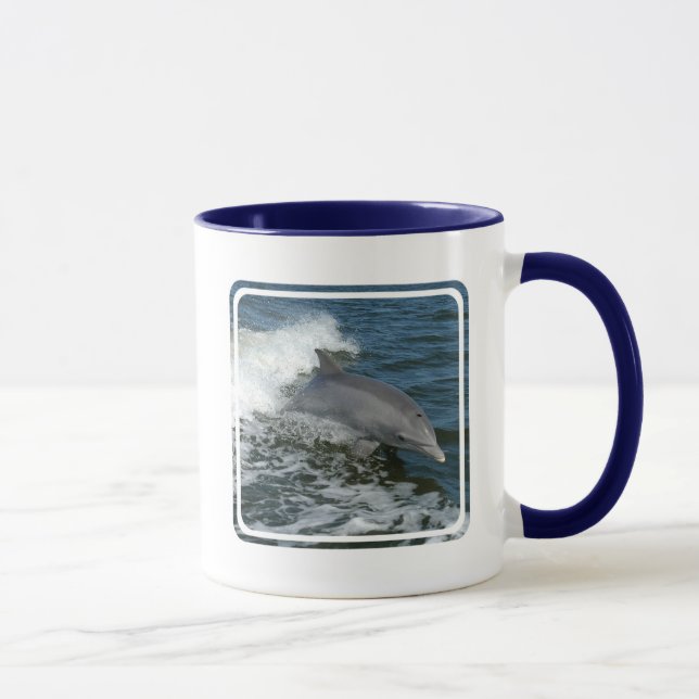 Wilde Delphin-Kaffee-Tasse Tasse (Rechts)
