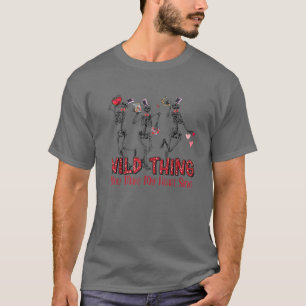 Wilde Dinge, die Sie zu meinem Skelettläufer mach T-Shirt