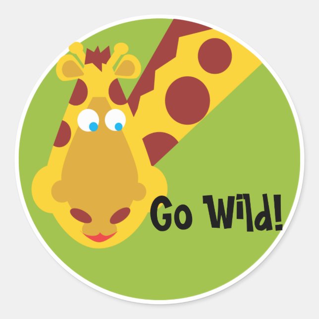 Wilde Dinge - Sticker - Giraffe (Vorderseite)