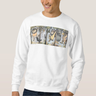 Wilde Dinge und Max schwingen von Bäumen Sweatshirt