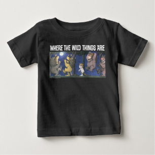 Wilde Dinge und Max tanzen im Mondlicht Baby T-shirt