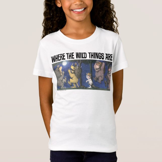 Wilde Dinge und Max Tanzen im Mondlicht T-Shirt (Vorderseite)