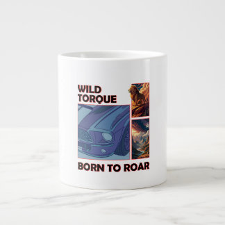 Wilde Drehkreuze - Geboren zu Roar Jumbo-Tasse