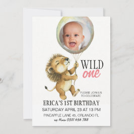 Wilde Einladung zum Geburtstag, Löwe 1. Geburtstag