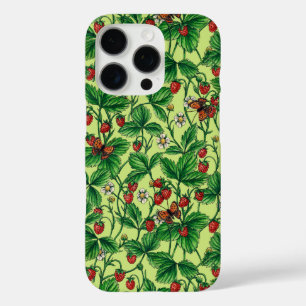 Wilde Erdbeeren auf Honigtaube iPhone 16 Pro Hülle