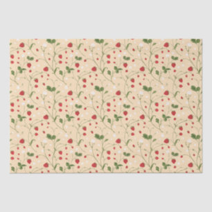 Wilde Erdbeeren (Bisque) - Gewebepapier Seidenpapier
