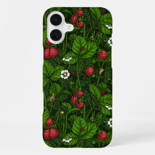 Wilde Erdbeeren iPhone 16 Plus Hülle