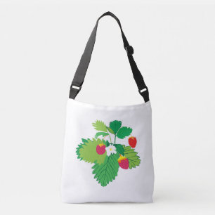 Wilde Erdbeeren-Tasche Tragetaschen Mit Langen Trägern