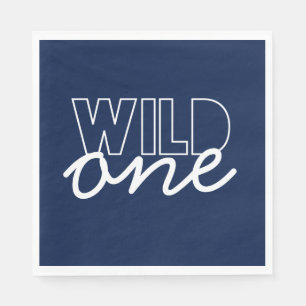 Wilde erste Geburtstagsservietten Serviette