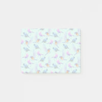 Wilde exotische Vögel Wasserfarben Muster