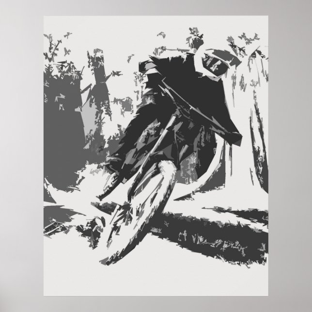Wilde Fahrt! - BMX Racer Poster (Vorne)