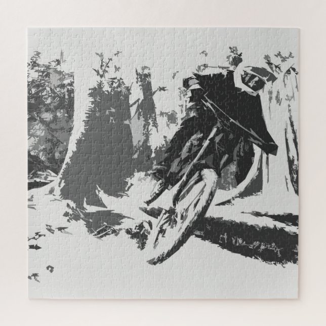 Wilde Fahrt! - BMX Racer Puzzle (Vertikal)