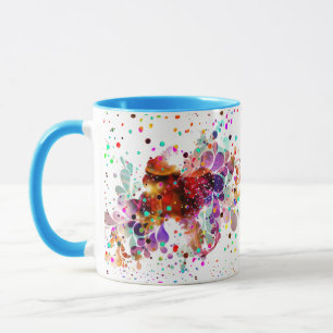 Wilde Farbmug Tasse