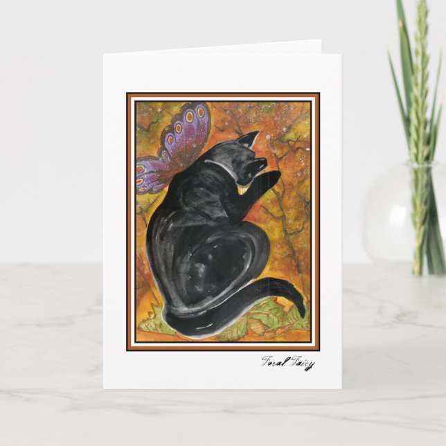 Wilde feenhafte Karte (Vorderseite)