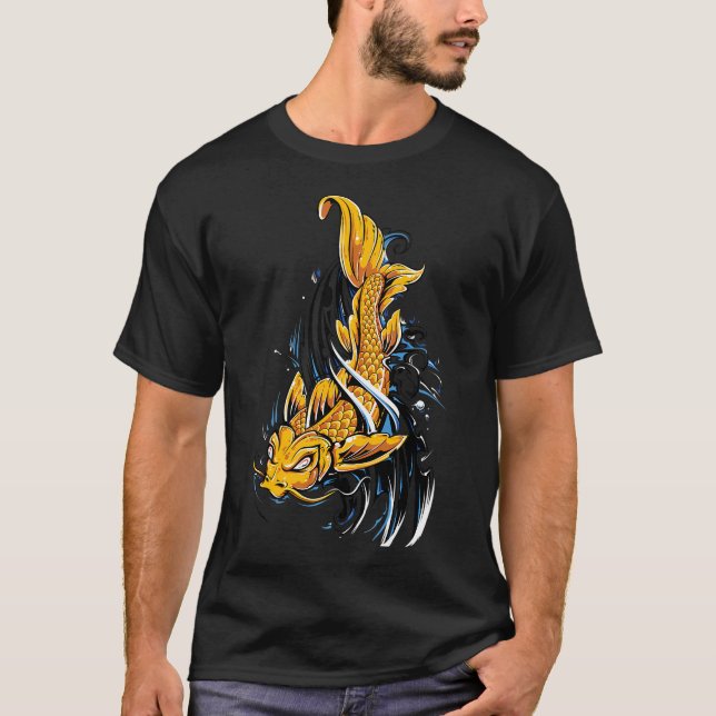 Wilde Fische im Meer T-Shirt (Vorderseite)