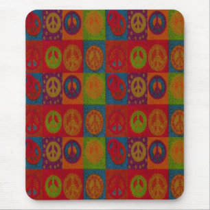 Wilde Friedenszeichen - Mousepad