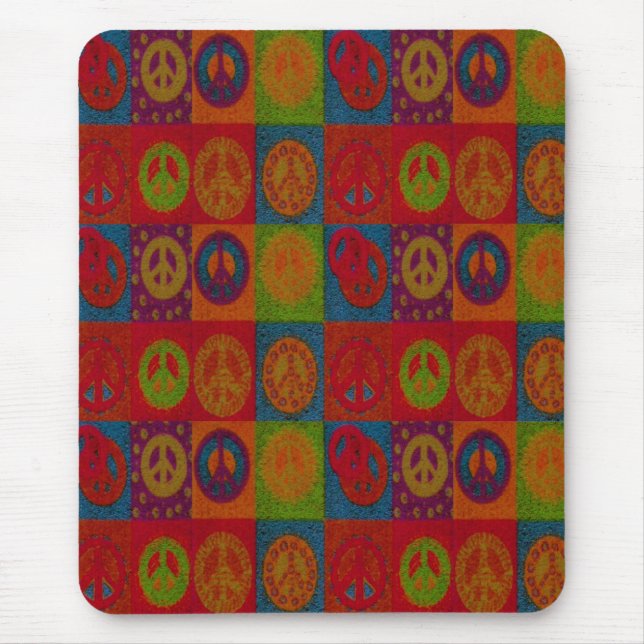 Wilde Friedenszeichen - Mousepad (Vorne)