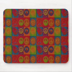 Wilde Friedenszeichen - Mousepad