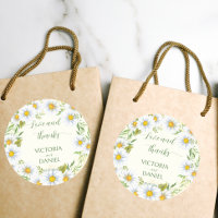 Wilde Frühlingsblumen Hochzeit danke