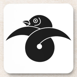 Wilde Gans in Schleife Untersetzer