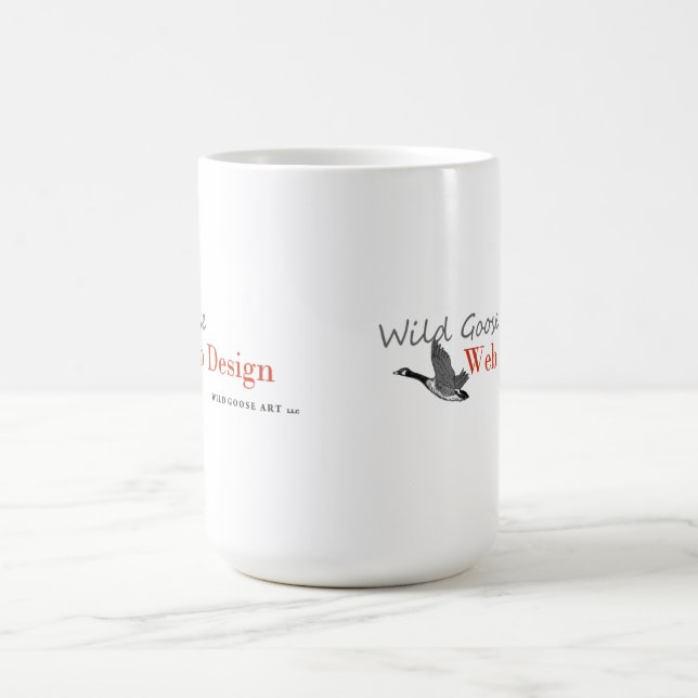 Wilde Gans-Kunst-Kaffee-Tasse Tasse (Mittel)