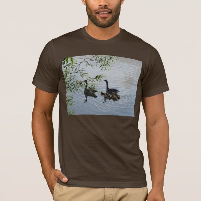 Wilde Gänse Erwachsene Bella Leinwand T - Shirt (Vorderseite)
