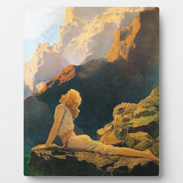 Wilde Gänse von Maxfield Parrish Fotoplatte (Vorderseite)