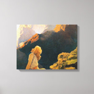 Wilde Gänse von Maxfield Parrish Leinwanddruck