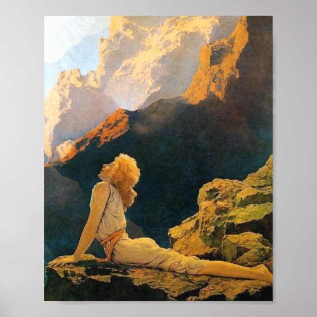 Wilde Gänse von Maxfield Parrish Poster (Vorne)
