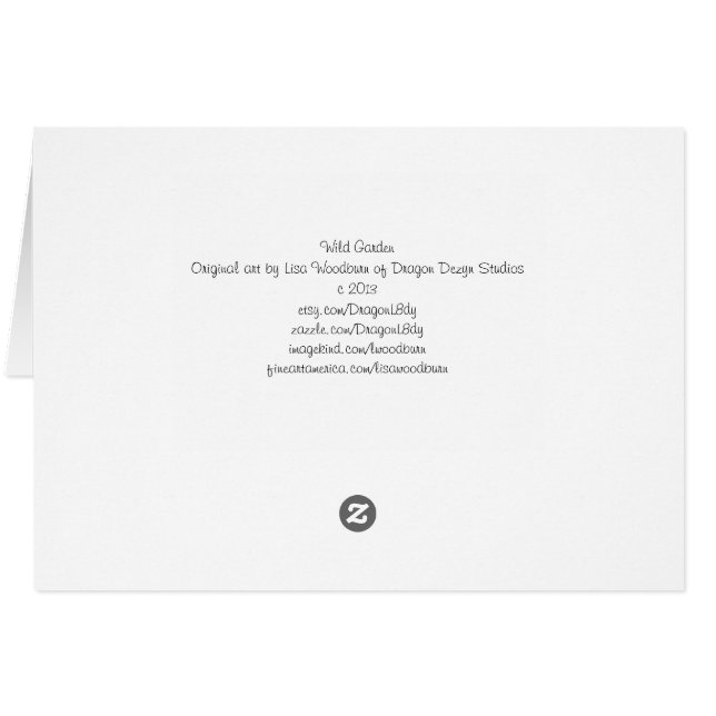 Wilde Gartensammlung (Rückseite Horizontal)