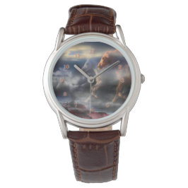 Wilde Geistpferde laufen bis MORGEN Armbanduhr