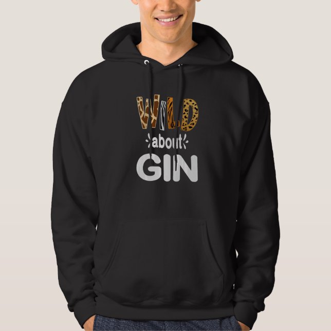 Wilde Gin Gin Trinkerin Hoodie (Vorderseite)