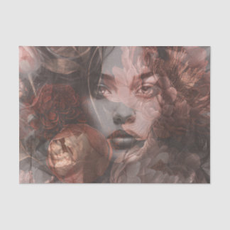 Wilde Grace: Ein Portrait in Rost und Tinte Seidenpapier