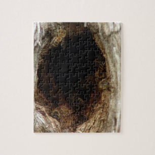 Wilde Honigbienen im Hollow Tree Puzzle