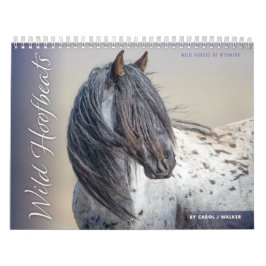Wilde Hoofbeats: Wilde Pferde im Wyoming-Kalender Kalender