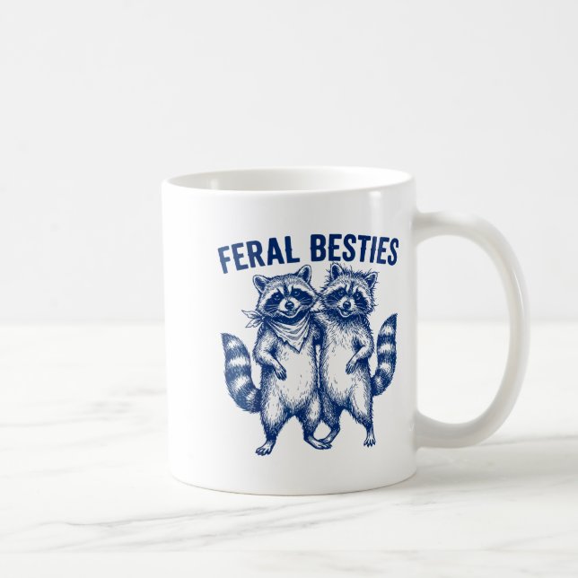 Wilde Ies passender Freund Twinning Lustiger Bff  Kaffeetasse (Rechts)