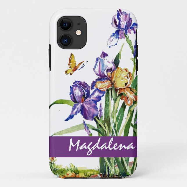 Wilde Iris Case-Mate iPhone Hülle (Rückseite)