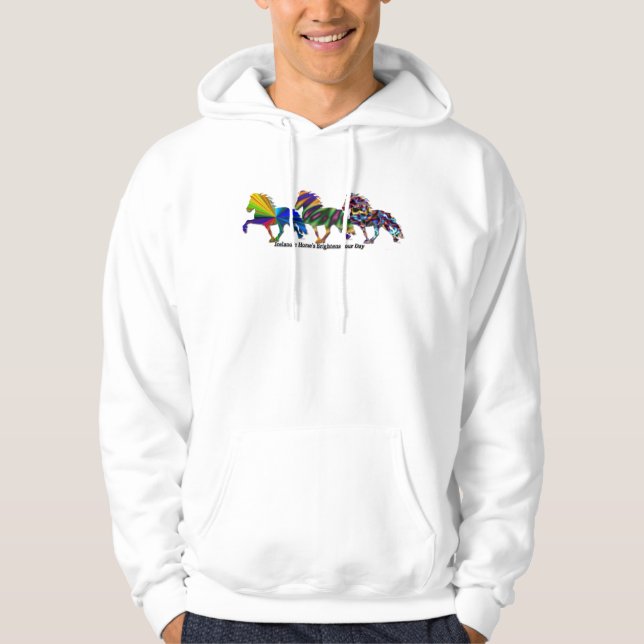Wilde Isländer Hoodie (Vorderseite)