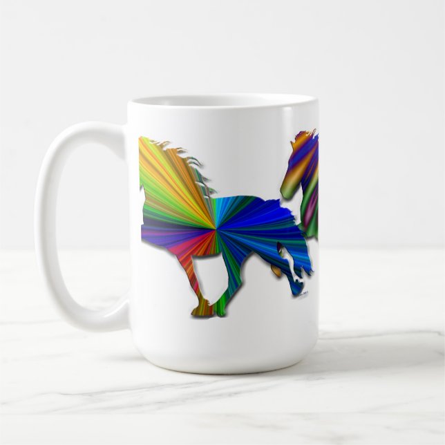 Wilde Isländer Kaffeetasse (Links)