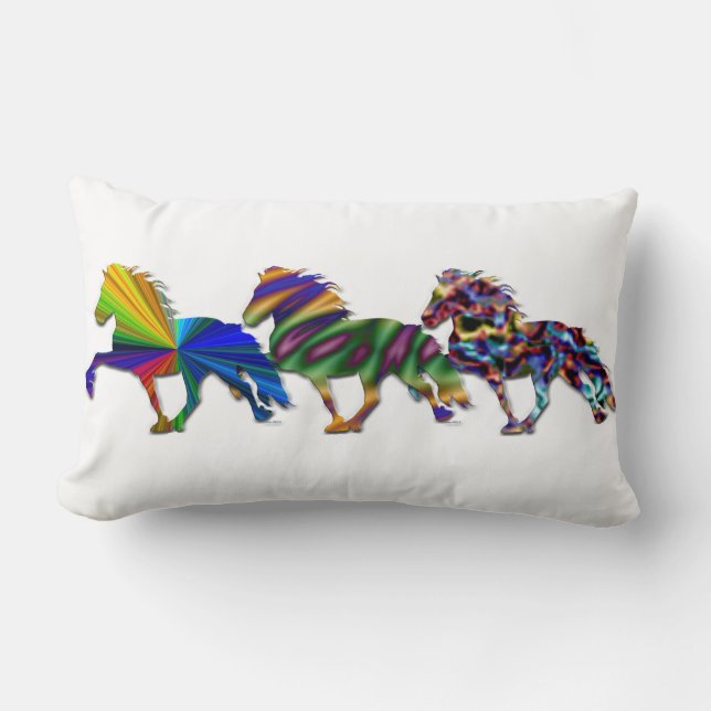 Wilde Isländer Lendenkissen (Vorderseite)